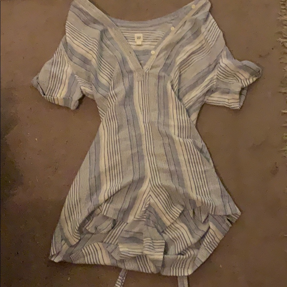 Striped romper